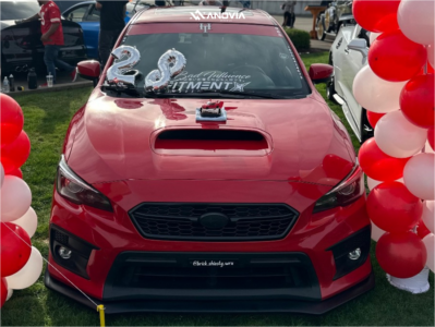 1 2018 Wrx Subaru Limited Godspeed Project Coilovers Anovia Elder Brushed Apollo Silver