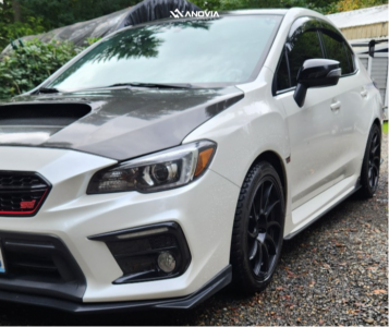 2018 Subaru WRX STI - 18x8.5 35mm - Anovia Night - Coilovers - 245/40R18