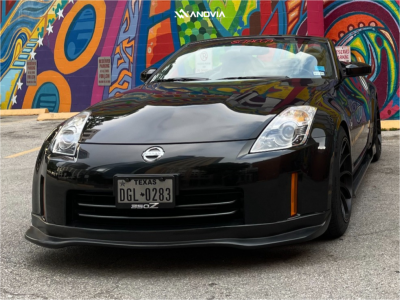 1 2007 350z Nissan Grand Touring Stock Stock Anovia Night Raven Black