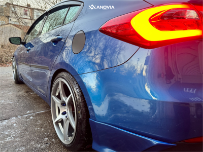 1 2015 Forte Kia Ex Megan Racing Lowering Springs Anovia Titan Brushed Apollo Silver