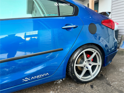 1 2015 Forte Kia Ex Megan Racing Lowering Springs Anovia Titan Brushed Apollo Silver