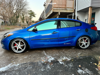 1 2015 Forte Kia Ex Megan Racing Lowering Springs Anovia Titan Brushed Apollo Silver