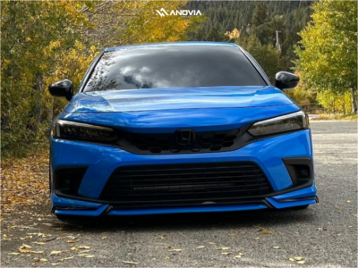 1 2022 Civic Honda Sport D2 Racing Lowering Springs Anovia Titan Dove White