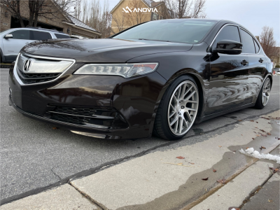 1 2015 Tlx Acura Sh Awd Truhart Coilovers Anovia Elder Brushed Apollo Silver