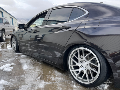 1 2015 Tlx Acura Sh Awd Truhart Coilovers Anovia Elder Brushed Apollo Silver