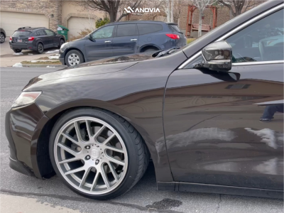 1 2015 Tlx Acura Sh Awd Truhart Coilovers Anovia Elder Brushed Apollo Silver