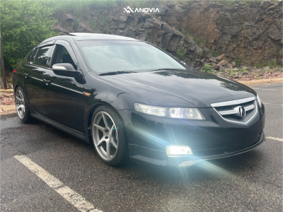 1 2006 Tl Acura Base Truhart Coilovers Anovia Titan Brushed Apollo Silver