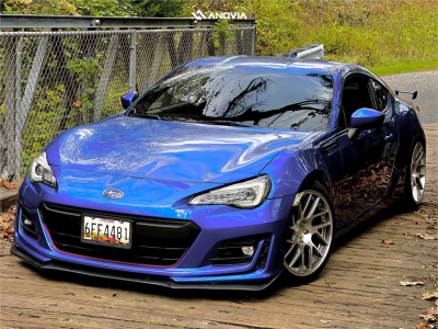 1 2017 Brz Subaru Limited Fortune Auto Coilovers Anovia Elder Brushed Apollo Silver