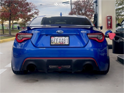 1 2017 Brz Subaru Limited Fortune Auto Coilovers Anovia Elder Brushed Apollo Silver