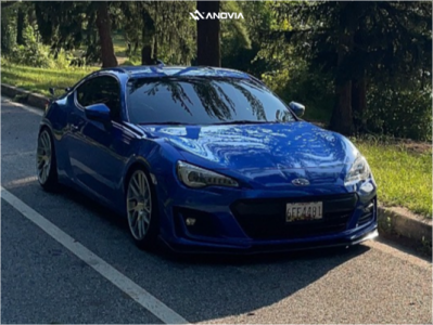 1 2017 Brz Subaru Limited Fortune Auto Coilovers Anovia Elder Brushed Apollo Silver