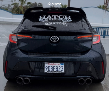 1 2019 Corolla Toyota Se Rs R Lowering Springs Anovia Titan Dove White