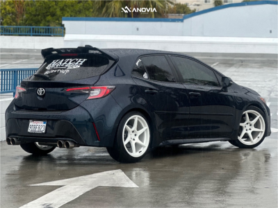 1 2019 Corolla Toyota Se Rs R Lowering Springs Anovia Titan Dove White