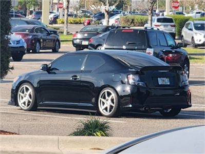 1 2016 Tc Scion Base Tein Coilovers Anovia Titan Brushed Apollo Silver