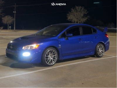 2020 Subaru WRX - 18x9.5 35mm - Anovia Elder - Stock Suspension - 225/40R18