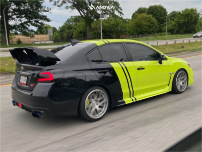 1 2019 Wrx Sti Subaru Base Factionfab Coilovers Anovia Elder Brushed Apollo Silver