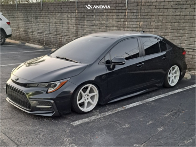 1 2020 Corolla Toyota Se Silvers Coilovers Anovia Titan Dove White