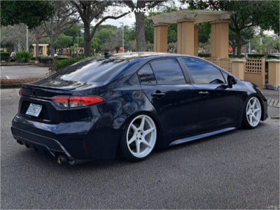 1 2020 Corolla Toyota Se Silvers Coilovers Anovia Titan Dove White