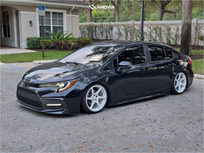 1 2020 Corolla Toyota Se Silvers Coilovers Anovia Titan Dove White