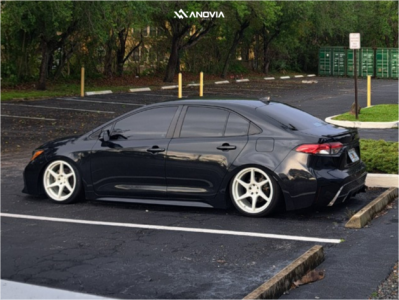 1 2020 Corolla Toyota Se Silvers Coilovers Anovia Titan Dove White