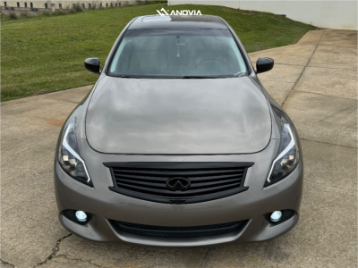 1 2010 G37 Infiniti Journey Rev9 Coilovers Anovia Titan Brushed Apollo Silver