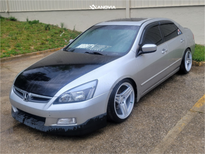 2006 Honda Accord - 18x9.5 35mm - Anovia Treble - Coilovers - 225/40R18