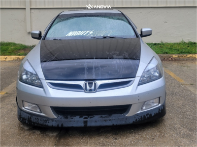 1 2006 Accord Honda Ex Rev9 Coilovers Anovia Treble Painted Silver