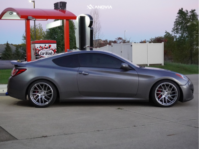 1 2010 Genesis Coupe Hyundai 20t Track Eibach Lowering Springs Anovia Elder Brushed Apollo Silver