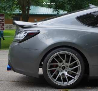 1 2010 Genesis Coupe Hyundai 20t Track Eibach Lowering Springs Anovia Elder Brushed Apollo Silver