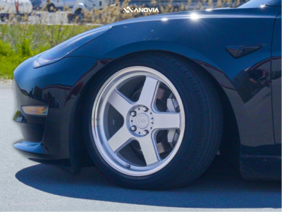 1 2018 3 Tesla Long Range Evolved Autosport Coilovers Anovia Highball Silver