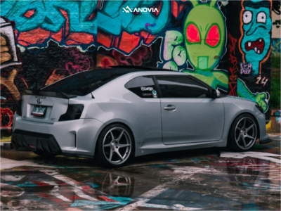 1 2014 Tc Scion Base Unknown Coilovers Anovia Titan Brushed Apollo Silver