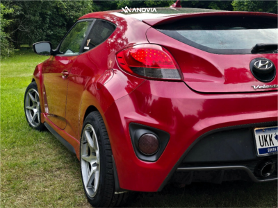 1 2013 Veloster Hyundai Turbo Stock Stock Anovia Titan Brushed Apollo Silver