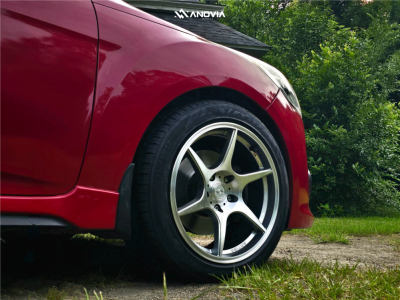 1 2013 Veloster Hyundai Turbo Stock Stock Anovia Titan Brushed Apollo Silver