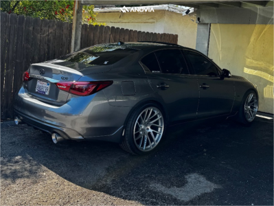 1 2019 Q50 Infiniti Luxe Bc Racing Coilovers Anovia Elder Brushed Apollo Silver