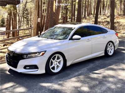 1 2020 Accord Honda Sport Silvers Coilovers Anovia Titan Dove White
