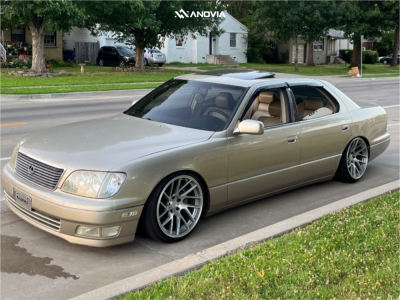 2000 Lexus LS400 - 18x10.5 22mm - Anovia Elder - Coilovers - 225/40R18