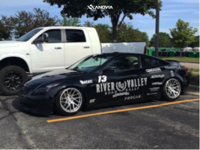 2010 INFINITI G37 - 18x10.5 22mm - Anovia Elder - Air Suspension - 235/30R18