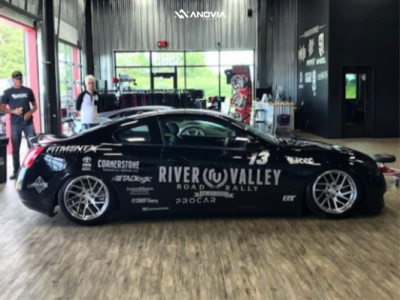 1 2010 G37 Infiniti X Air Lift Performance Air Suspension Anovia Elder Brushed Apollo Silver