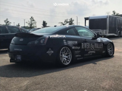 1 2010 G37 Infiniti X Air Lift Performance Air Suspension Anovia Elder Brushed Apollo Silver