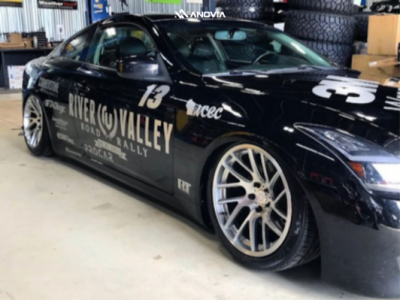 1 2010 G37 Infiniti X Air Lift Performance Air Suspension Anovia Elder Brushed Apollo Silver