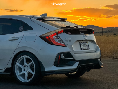 1 2021 Civic Honda Sport Stock Stock Anovia Titan White