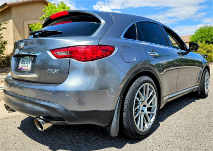 1 2013 Fx37 Infiniti Base Hr Lowering Springs Anovia Elder Brushed Apollo Silver