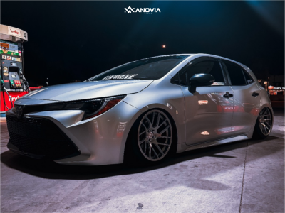 1 2021 Corolla Toyota Se Nightshade Bc Racing Coilovers Anovia Elder Brushed Apollo Silver
