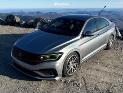 1 2021 Jetta Volkswagen Gli Forge Motorsport Coilovers Anovia Elder Brushed Apollo Silver