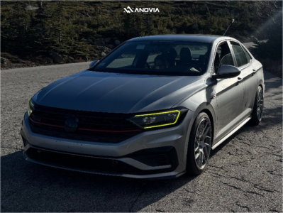 1 2021 Jetta Volkswagen Gli Forge Motorsport Coilovers Anovia Elder Brushed Apollo Silver