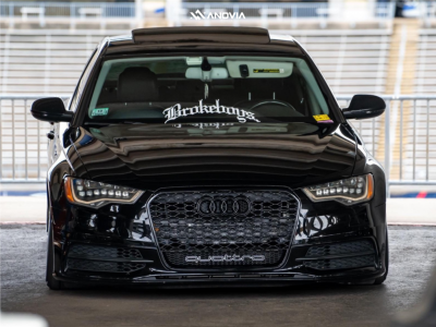 1 2012 A6 Quattro Audi Prestige Solowerks Coilovers Anovia Elder Brushed Apollo Silver