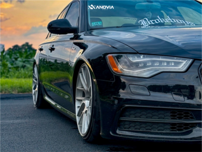 1 2012 A6 Quattro Audi Prestige Solowerks Coilovers Anovia Elder Brushed Apollo Silver
