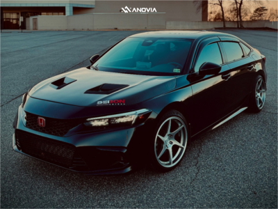 2022 Honda Civic - 18x9.5 35mm - Anovia Titan - Lowering Springs - 235/40R18