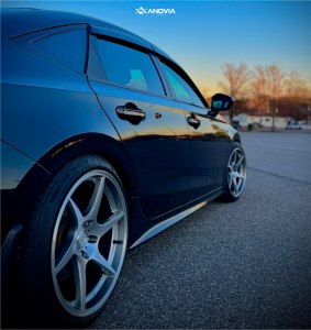 1 2022 Civic Honda Si Eibach Lowering Springs Anovia Titan Brushed Apollo Silver