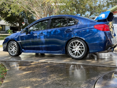 1 2015 Wrx Sti Subaru Base Stock Stock Anovia Elder Brushed Apollo Silver