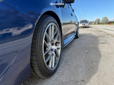 1 2015 Wrx Sti Subaru Base Stock Stock Anovia Elder Brushed Apollo Silver